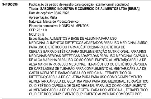 NONEX ALIMENTOS