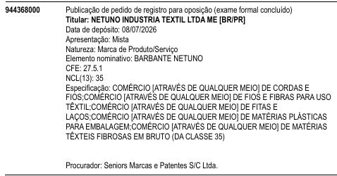 BARBANTE NETUNO