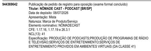 NÔMADECAST