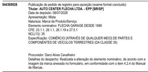 FLECHA GARAGE DESDE 1980