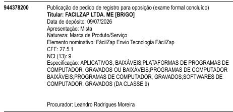 FácilZap Envio Tecnologia FácilZap