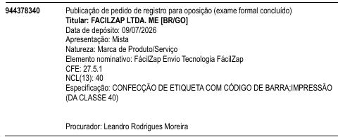FácilZap Envio Tecnologia FácilZap