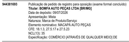 MACAPÁ AUTO PEÇAS