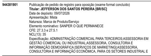 SANPER O QUE PERMANECE