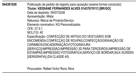 KG Personalizados
