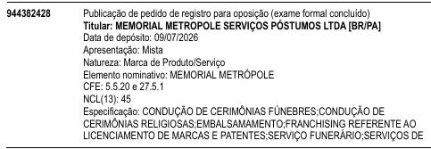 MEMORIAL METRÓPOLE