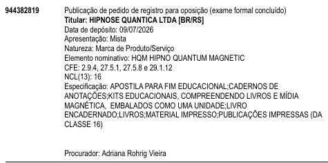 HQM HIPNO QUANTUM MAGNETIC
