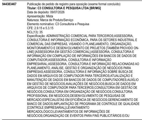 C3 Consultoria e Pesquisa