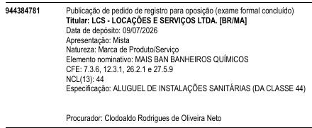 MAIS BAN BANHEIROS QUÍMICOS