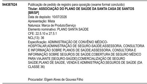 PLANO SANTA SAÚDE