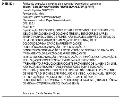 Papel Desenvolvimento