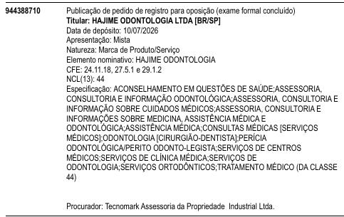 HAJIME ODONTOLOGIA