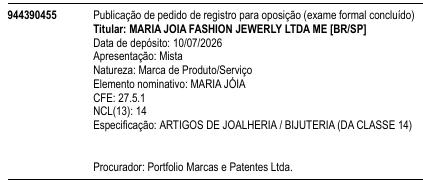 MARIA JÓIA