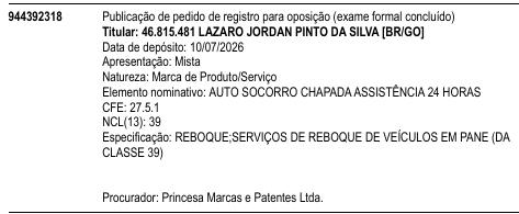 AUTO SOCORRO CHAPADA ASSISTÊNCIA 24 HORAS