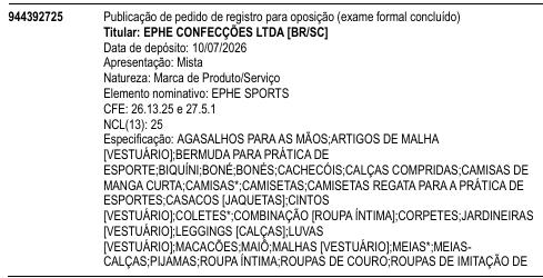 EPHE SPORTS