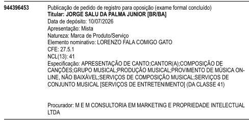 LORENZO FALA COMIGO GATO
