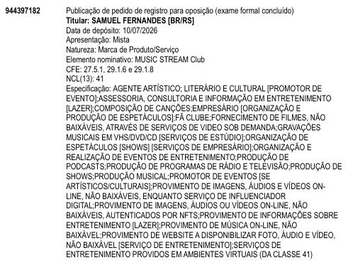 MUSIC STREAM Club