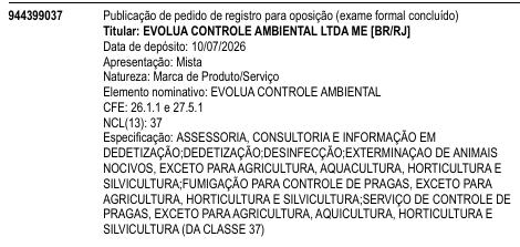 EVOLUA CONTROLE AMBIENTAL