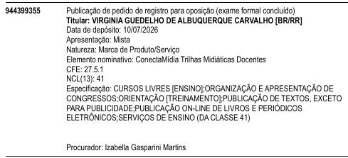 ConectaMídia Trilhas Midiáticas Docentes