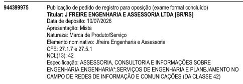Jfreire Engenharia e Assessoria