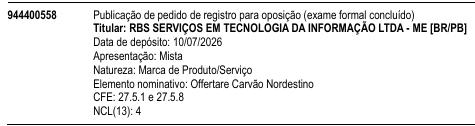 Offertare Carvão Nordestino