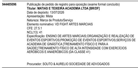VD FIGHT ARTES MARCIAIS