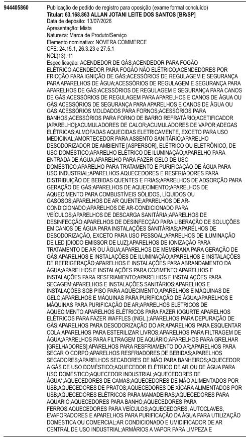 NOVERA COMMERCE