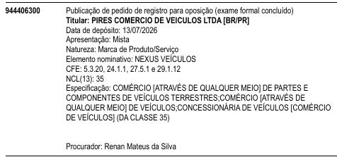 NEXUS VEÍCULOS