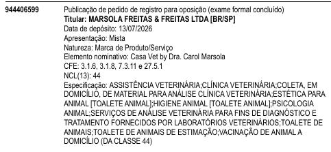 Casa Vet by Dra. Carol Marsola