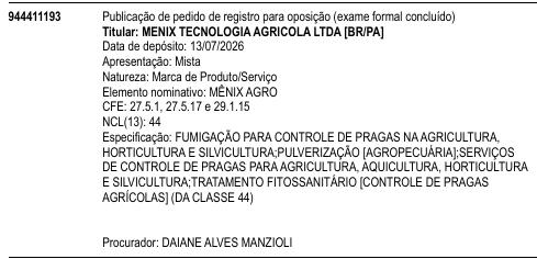 MÊNIX AGRO