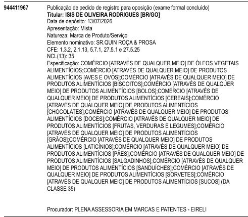 SR.QUIN ROÇA & PROSA