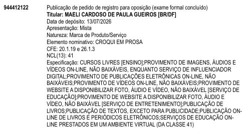 CROQUI EM PROSA