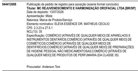 ELEVA ESSENCE DR. MATHEUS CECILIO