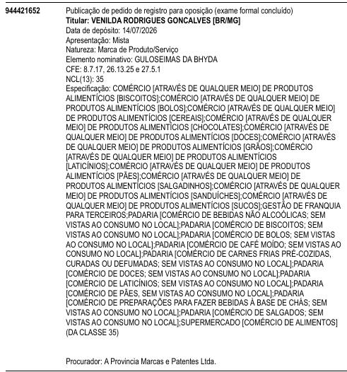 GULOSEIMAS DA BHYDA
