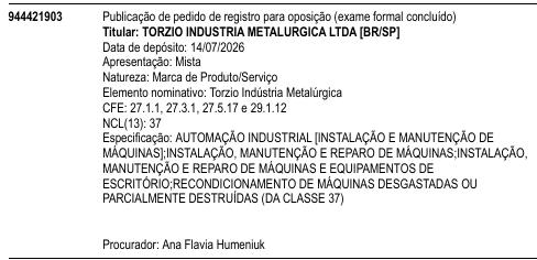 Torzio Indústria Metalúrgica
