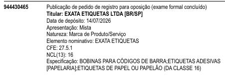 EXATA ETIQUETAS