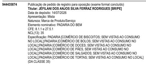 PADARIA DO BEM