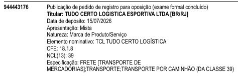 TCL TUDO CERTO LOGÍSTICA