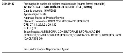 KORA CORRETORA DE SEGUROS