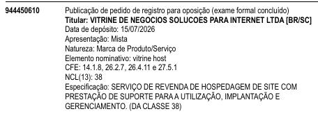 vitrine host