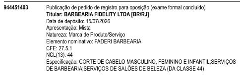 FADERI BARBEARIA