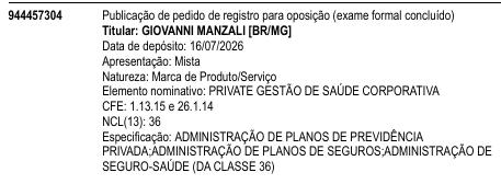 PRIVATE GESTÃO DE SAÚDE CORPORATIVA