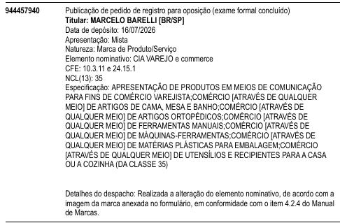 CIA VAREJO e commerce