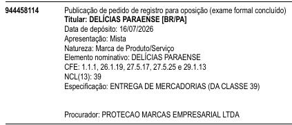 DELÍCIAS PARAENSE