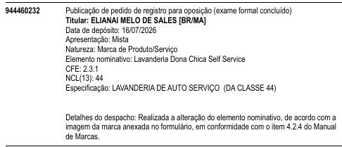 Lavanderia Dona Chica Self Service