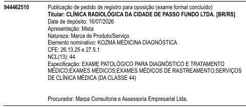 KOZMA MEDICINA DIAGNÓSTICA