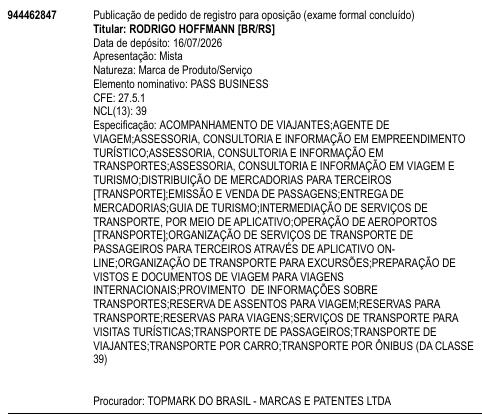 PASS BUSINESS
