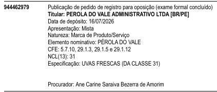 PÉROLA DO VALE