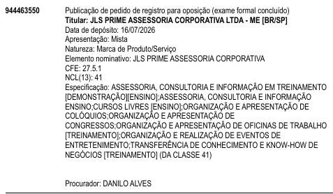 JLS PRIME ASSESSORIA CORPORATIVA