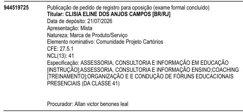 Comunidade Projeto Cartórios